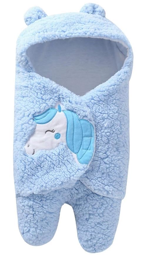 3-in-1 Hooded Baby Blanket Wrapper